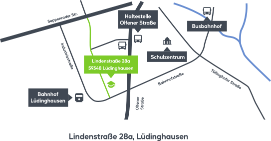 Standortkarte VQS Verkehrsschule Lüdinghausen